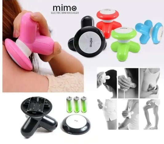 Mini Electric Body Massager for Neck Back Shoulder | USB Powered Vibration Massager Machine for Pain Relief & Muscle Relaxation | Portable Handheld Therapy Tool for Men Women | Lightweight Travel-Friendly Massage Device (Random Color)