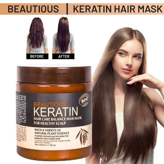 Keratin Hair Care Balance Mask And Treatment for Healthy Scalp - 500ml