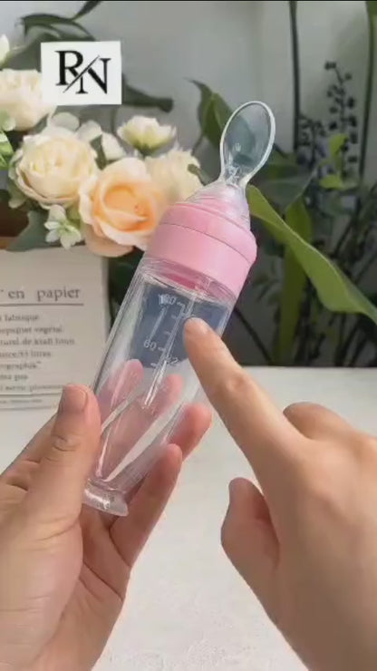 Food Pacifier + Feeder Spoon / Fresh Fruit Food Baby , Feeding Safe Fruit Feeder - Random Color