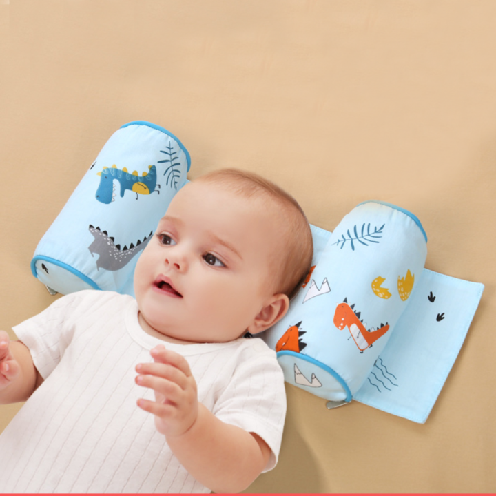 Adjustable Baby Sleeping Support Pillow Anti Roll Cushion And Neck Protection Infant Sleep Positioner | Random Colour