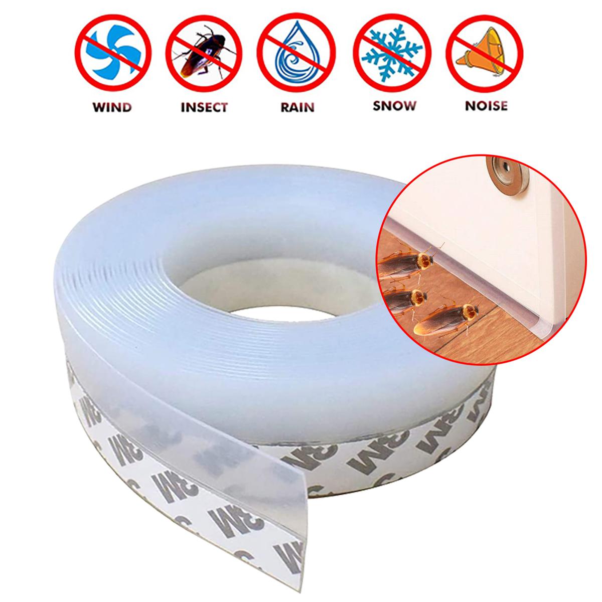5 Meter Door Seal Tape – Strong Adhesive Weatherproof Strip for Doors & Windows | Soundproof, Dustproof, Anti-Draft & Easy Installation