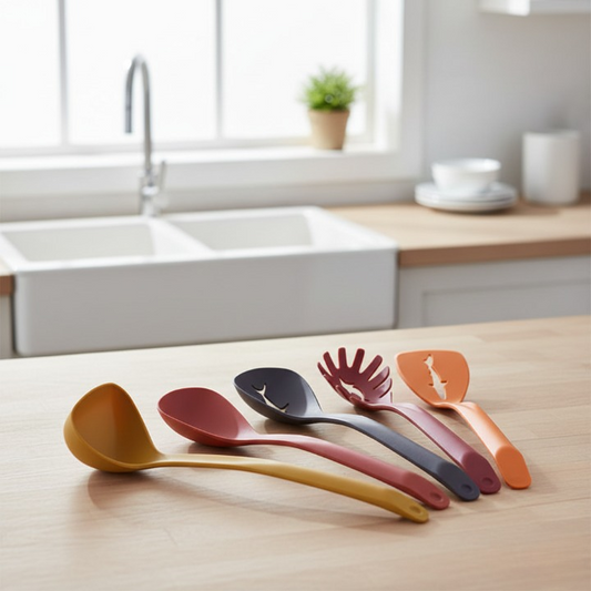 5 In 1 Spoon Set Durable Quality Stylish Design Easy To Use Perfect Choice For Kitchen