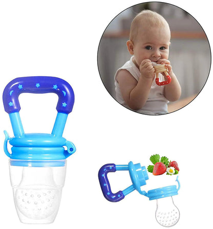 Food Pacifier + Feeder Spoon / Fresh Fruit Food Baby , Feeding Safe Fruit Feeder - Random Color