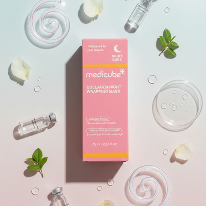 Medicube Collagen Night Cocoon Mask – Wake Up to Firmer, Plumper Skin | Night Wrapping Care | 75 ml
