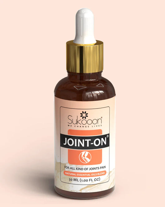 Sukoon Joint On Essential Oil Blend 30ML – Natural Pain Relief for Joints, Back, Knee, Arthritis, Strains & Sprains