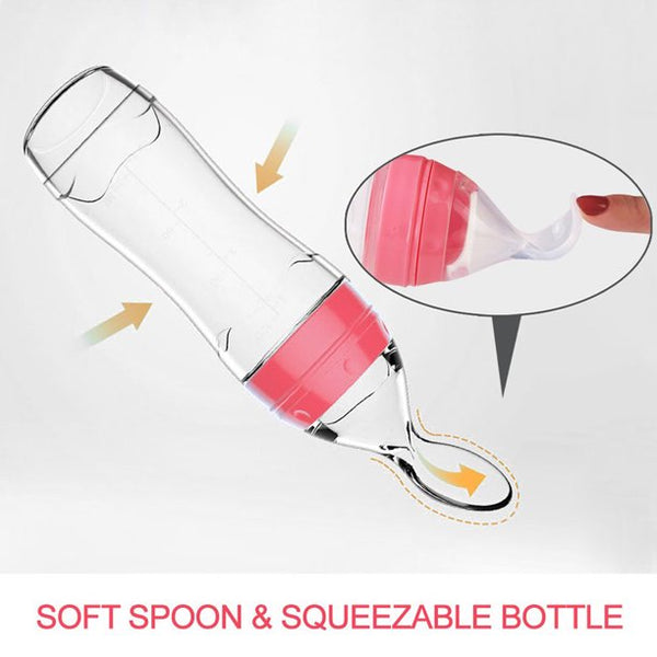Food Pacifier + Feeder Spoon / Fresh Fruit Food Baby , Feeding Safe Fruit Feeder - Random Color