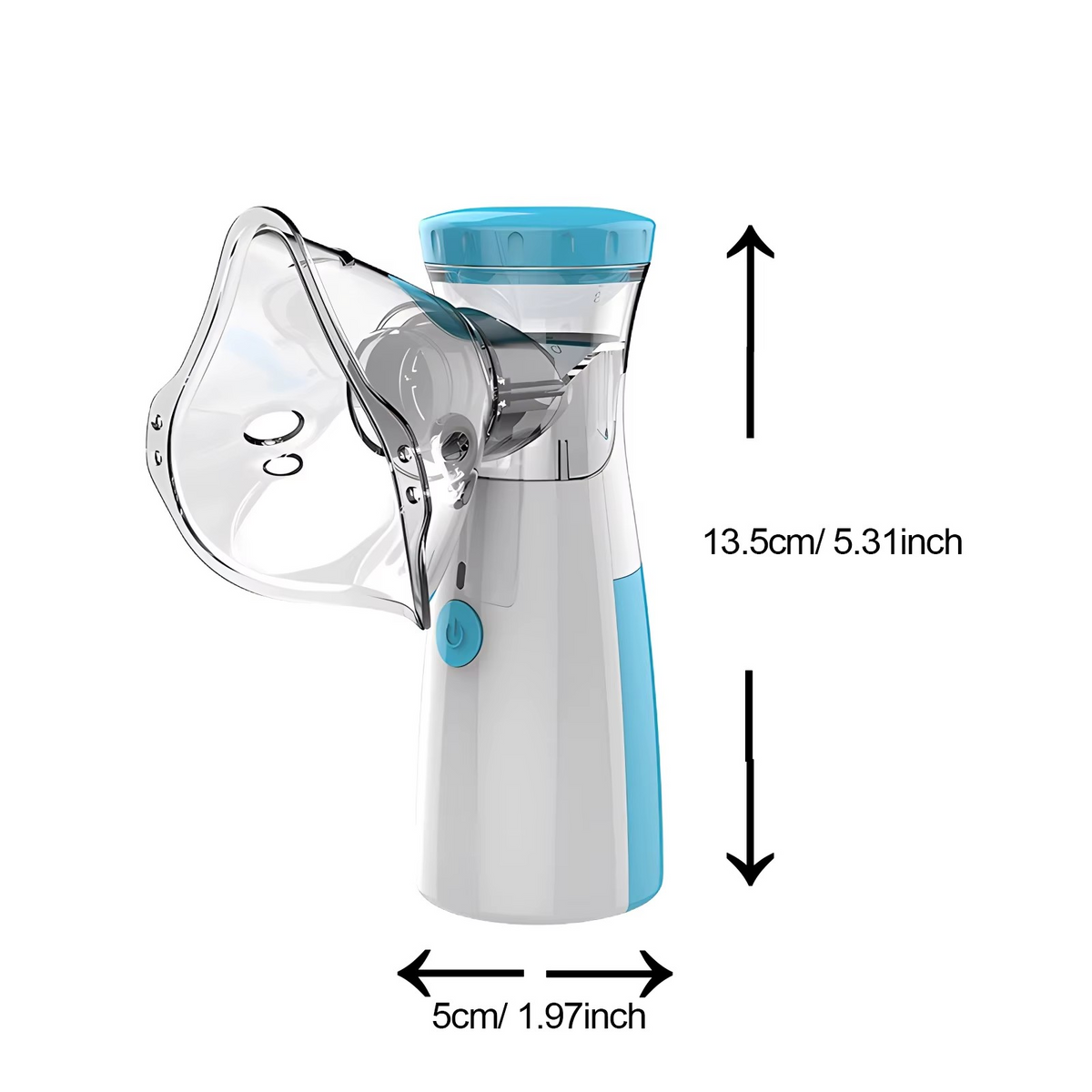Mini Portable Silent Nebulizer Handheld Inhaler Atomizer: Medical Grade Mesh Technology for Asthma and Respiratory Care
