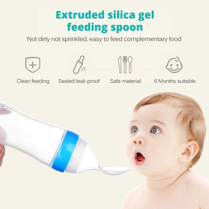 Food Pacifier + Feeder Spoon / Fresh Fruit Food Baby , Feeding Safe Fruit Feeder - Random Color