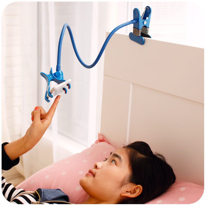 Flexible Snake Mobile Stand – Adjustable Lazy Phone Holder for Desk, Bed & Table | Random Color