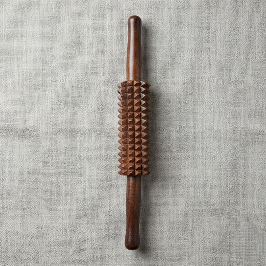 Handcrafted Wooden Thighs and Calves Massager – Reflexology & Muscle Roller
