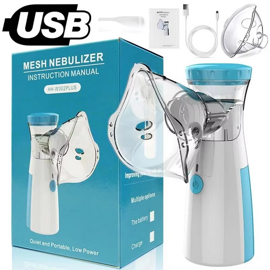 Mini Portable Silent Nebulizer Handheld Inhaler Atomizer: Medical Grade Mesh Technology for Asthma and Respiratory Care