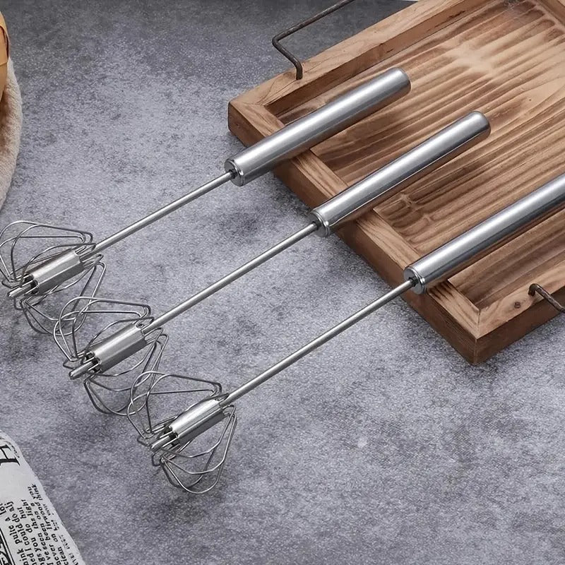 Hand Pressure Semi-Automatic Egg Beater Kitchen Accessories Tools Self Turning Cream Utensils Whisk Manual Mixer